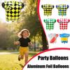 50pcs Aluminum Foil Balloons, Soccer Party Decorations, Birthday Balloons