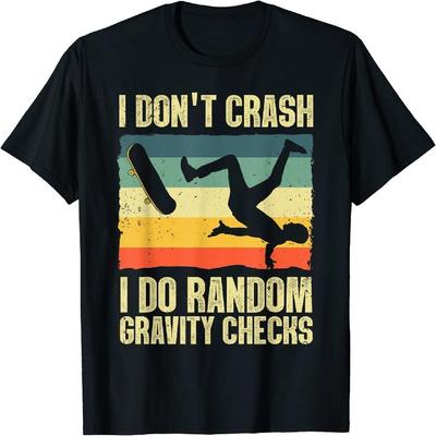 DVGRR Cool Skateboard Art for Men Women Skateboarding Skate Board T-Shirt