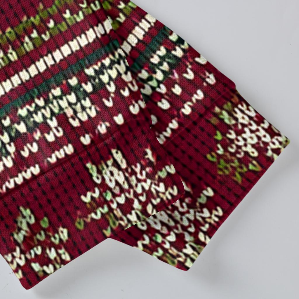 Men's Casual Collared Long-Sleeve Knit Base Layer Top