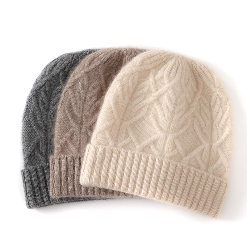 Soft Cashmere Hat Autumn and Winter New Style Unisex Casual Ear Protection Cuff Hat Fashionable Knitted Hat
