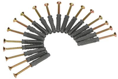 Universal Expansion Plugs 10x80 Screw Blister - 15 Pcs