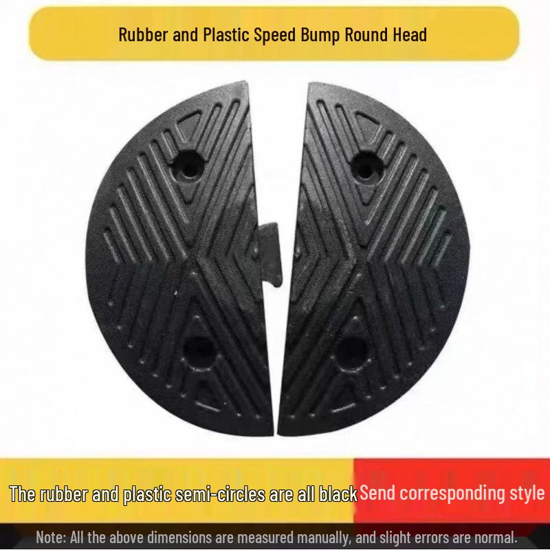 Высококачественный утолщенный резиновый лежачий полицейский для безопасности дорожного движения