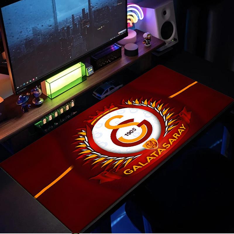 Galatasaray Fußballverein Mauspads, Gummiunterseite, Mauspads für Gamer und Bürogebrauch, Gaming-Schreibtisch, Leicht zu reinigende Matte Weihnachts-Fan-Geschenke