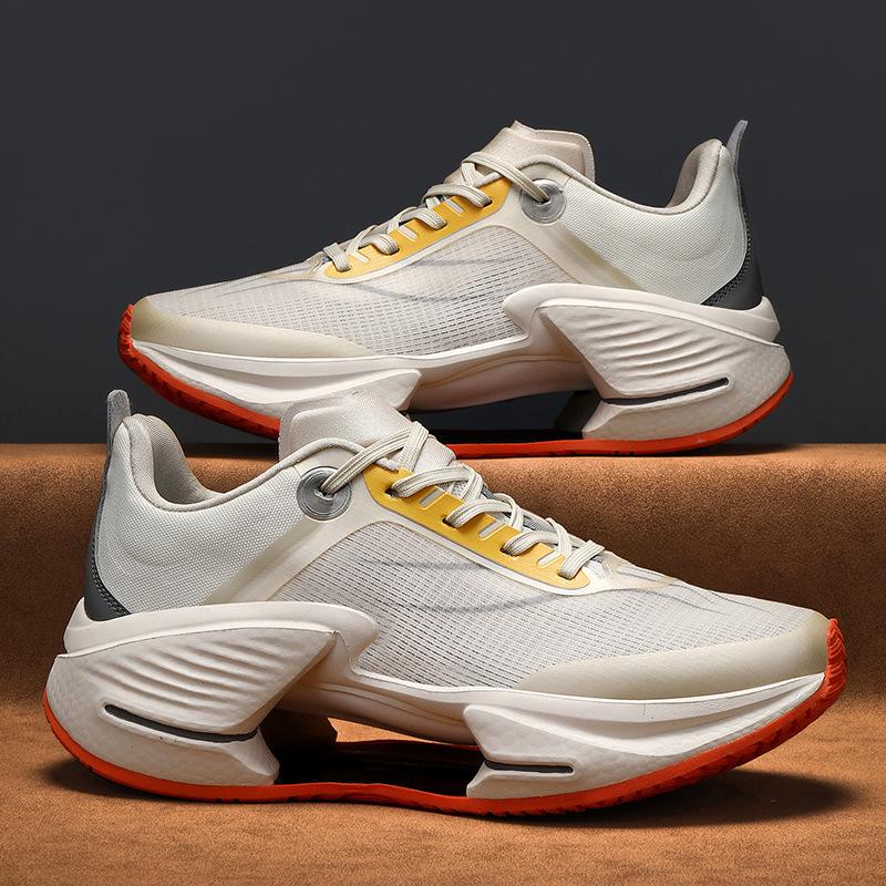 Jueying 3rd Generation Carbon Plate Middle School Student Running Shoes Hollow Shock Absorption Rebound Anti-slip Marathon Racing Shoes