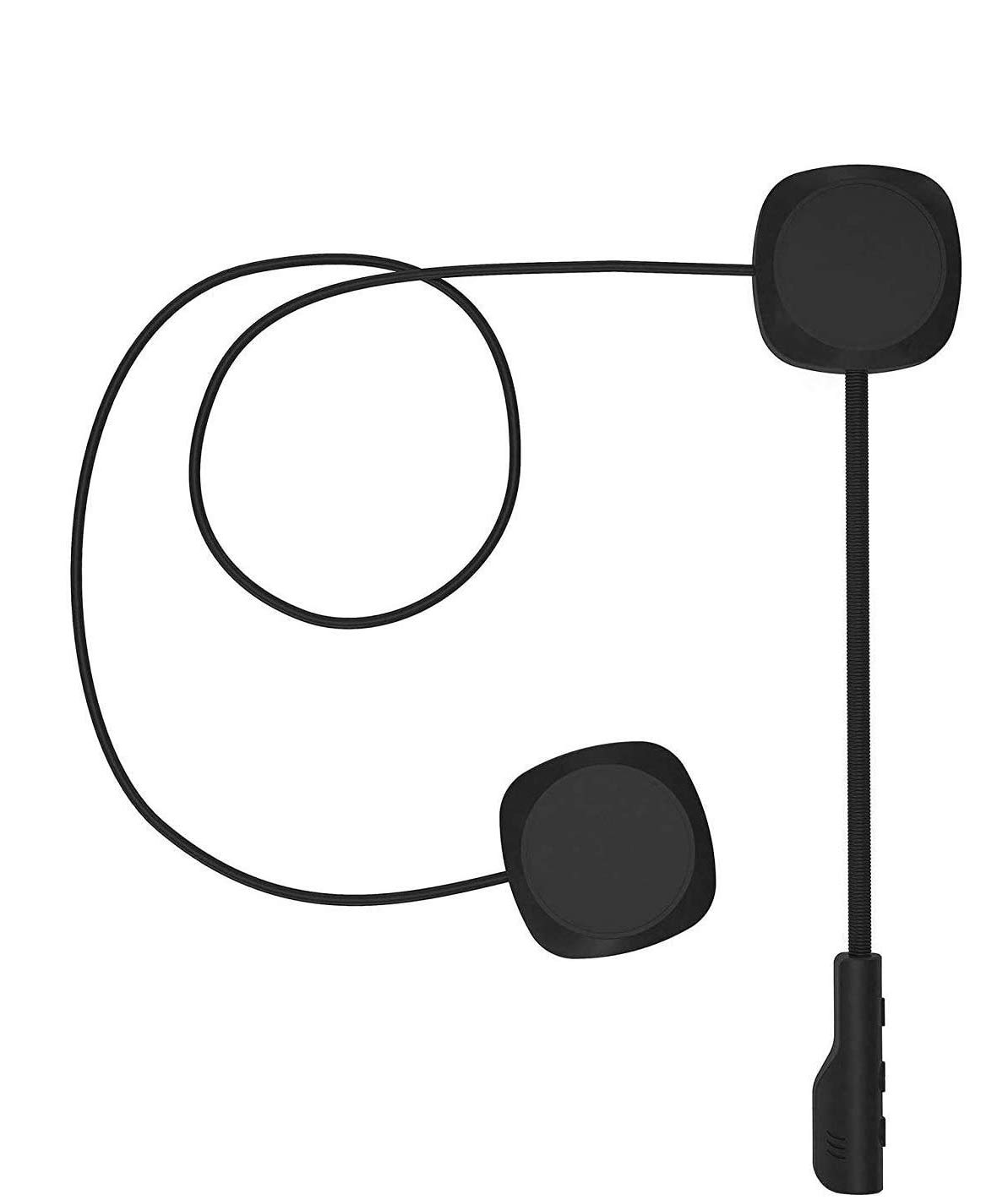 

OBEST Bluetooth Motorcycle Helmet Earphones with 8 Hours of Continuous Music Auto Noise Call Number and Low Battery Warning 5.0 Playback, Answer,