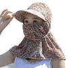 Sun Protection Women Sun Hat Ear Flap Sunscreen Bucket Hat Neck Protective Cover Cap  Summer