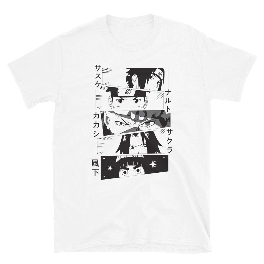 Manga Anime Unisex T-Shirt, Cartoon Hentai Japanese Kanji Comic Tokyo