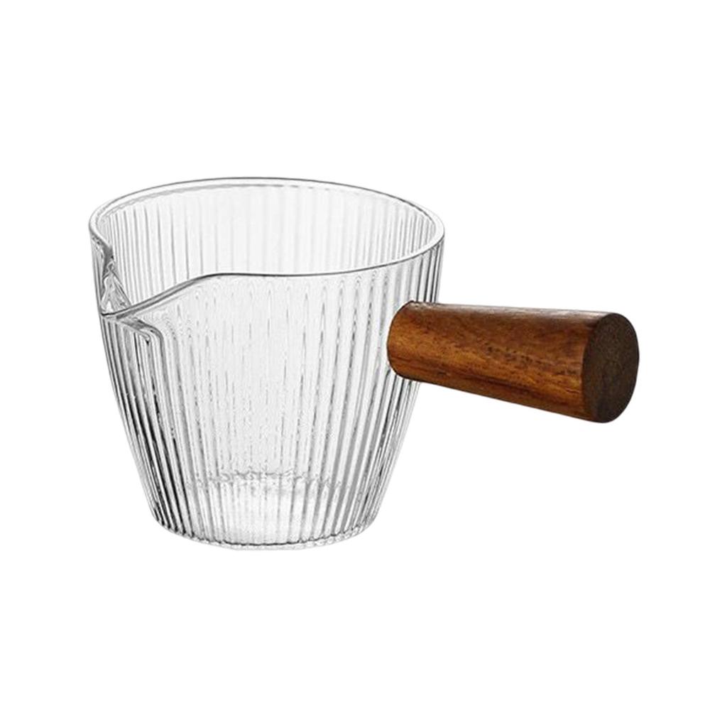 Espresso Measuring Cup Heat Resistant Accessories Milk Glass for Tea Coffee