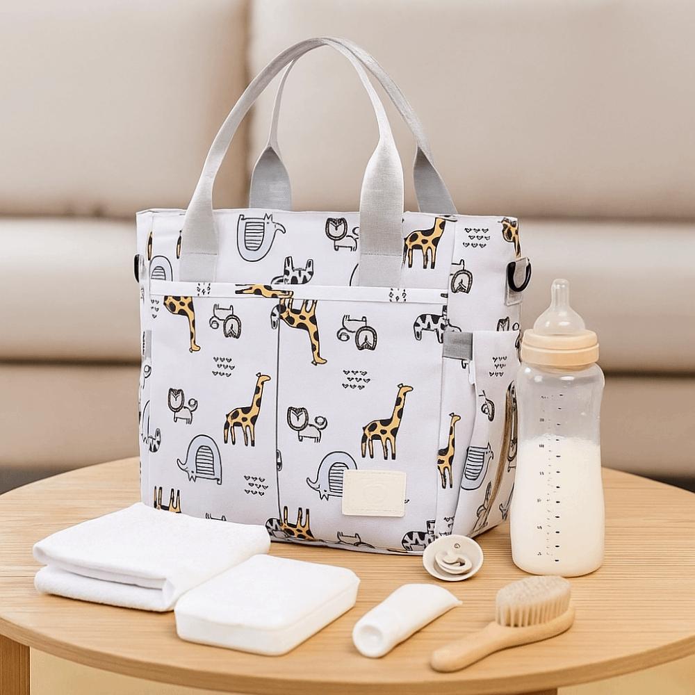 Large Capacity Baby Diaper Bag Wide Opening Baby Care Bag Crossbody Bag Mommy Bag  for Babies