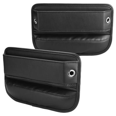 2 Car Gap Storage Seat Side Pockets for Front Cable Holes Boxes, Seats, Anti-Loss
