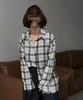 2024 Retro Plaid Loose Shirt: Fashionable Spring/Autumn Style for Women