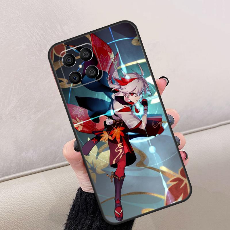Genshin Impact Kaedehara Kazuha For Honor Magic 8 6 7 Pro Case For Honor 400 Lite 200 50 70 90 X8c X8b X9a X9b X9c X9d Win RT