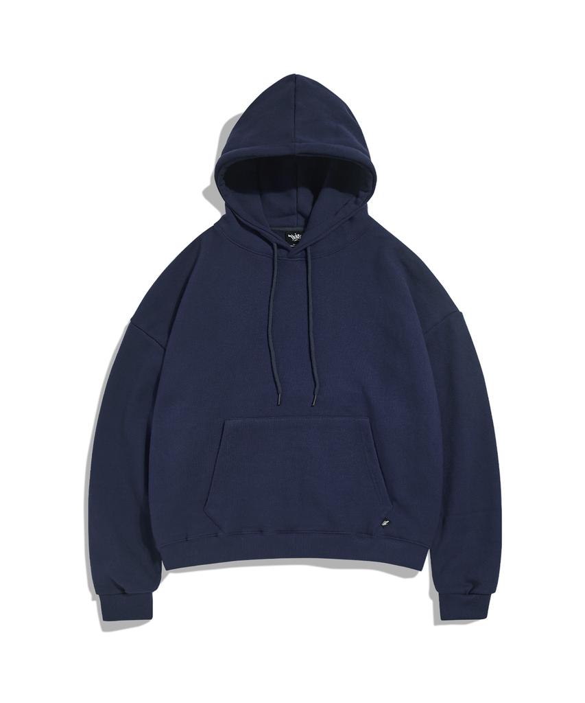Urban Straight Crop Hoodie Navy Fht900C