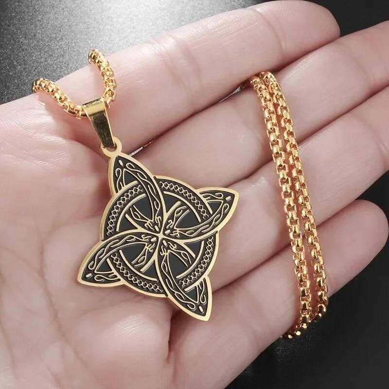 Magical Witchcraft Necklace Women's Retro Blood Pack Detachable Witch Wand Pendant Men Women Cosplay Jewelry Gift