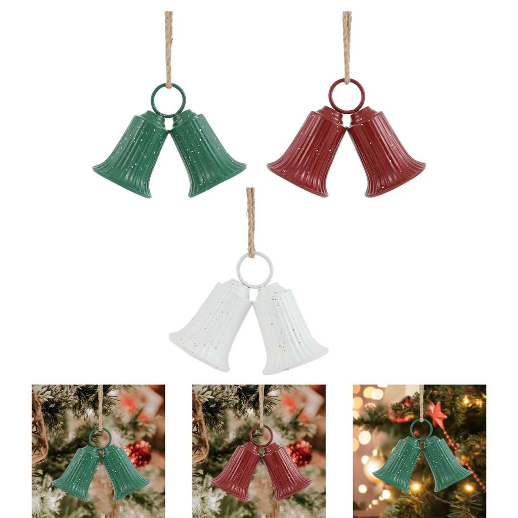 Ozdoba Dzwonek Świąteczny Kreatywny Lekki Wisiorek Dzwonki Ozdoba do Zawieszenia na Choince Prezent na Halloween Hotel Dom Święta