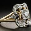 New Geometric Hollow-engraved Zirconia Ring - Fashionable and Retro Hand Accessory for Both Men and Women