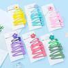 7PCS/SET Women Girls Cute Candy Colors Hairpins Sweet Barrettes Flower Hair Clips Fashion Hair Accessories