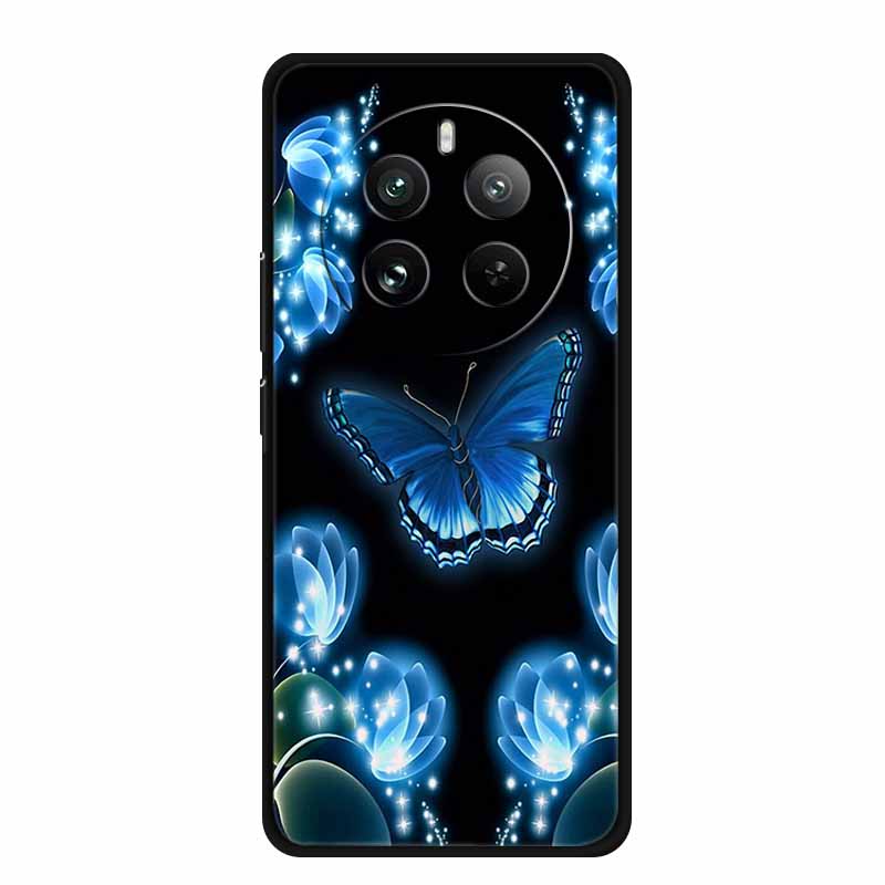 For OPPO Realme 12 4G Case TPU Animals Soft Silicone Back Cover Phone Cases For Realme12 4G Wolf Protective Original Cool Funda