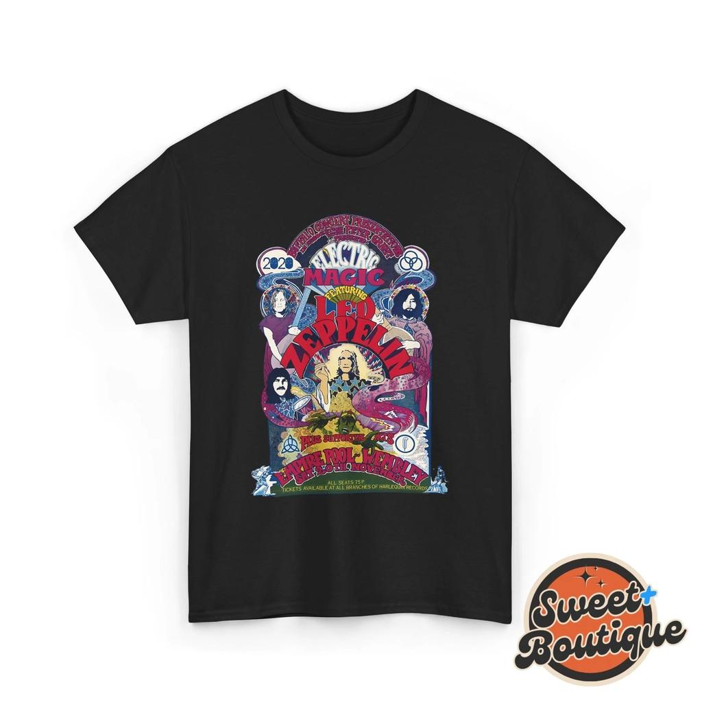 Led Zeppelin Electric Magic Classic Rock Retro Tee, Led Zeppelin Unisex Shirt