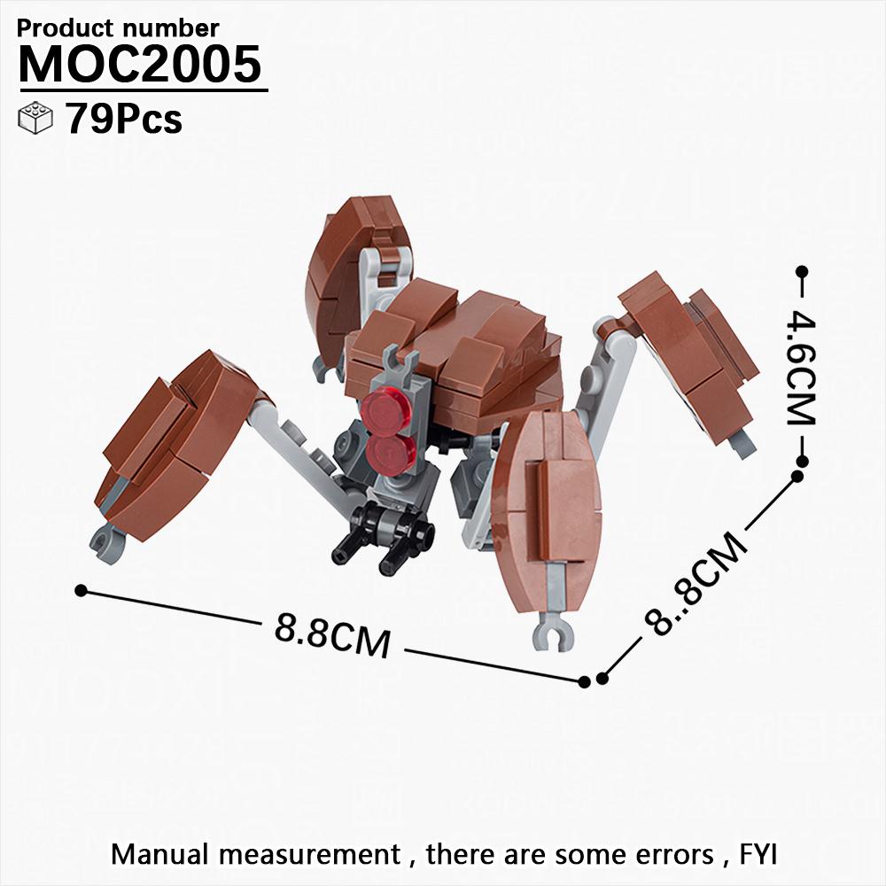 MOOXI Movie Series Set MOC Bricks Robot Compatible With Action Figures Model DIY Sets Adults Building Blocks Toys For Kids Gifts
