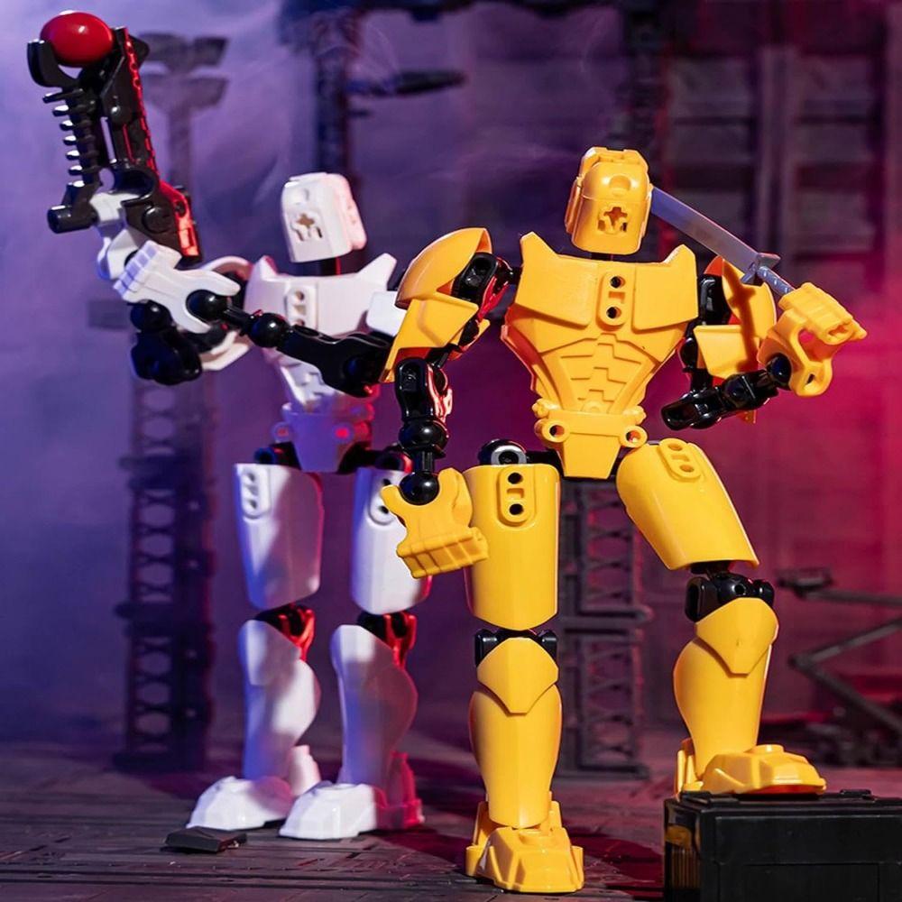Desktop Decoration 3D Printed T13 Action Figure Shapeshift Robot ABS Robot Dummy Action Figures Multi-Jointed Movable Upgraded