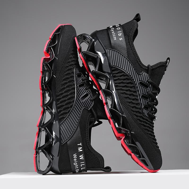 

Новые легкие мужские кроссовки, удобные кроссовки с дышащей сеткой, модная мужская повседневная обувь, обувь с дышащей сеткой 48 чёрный