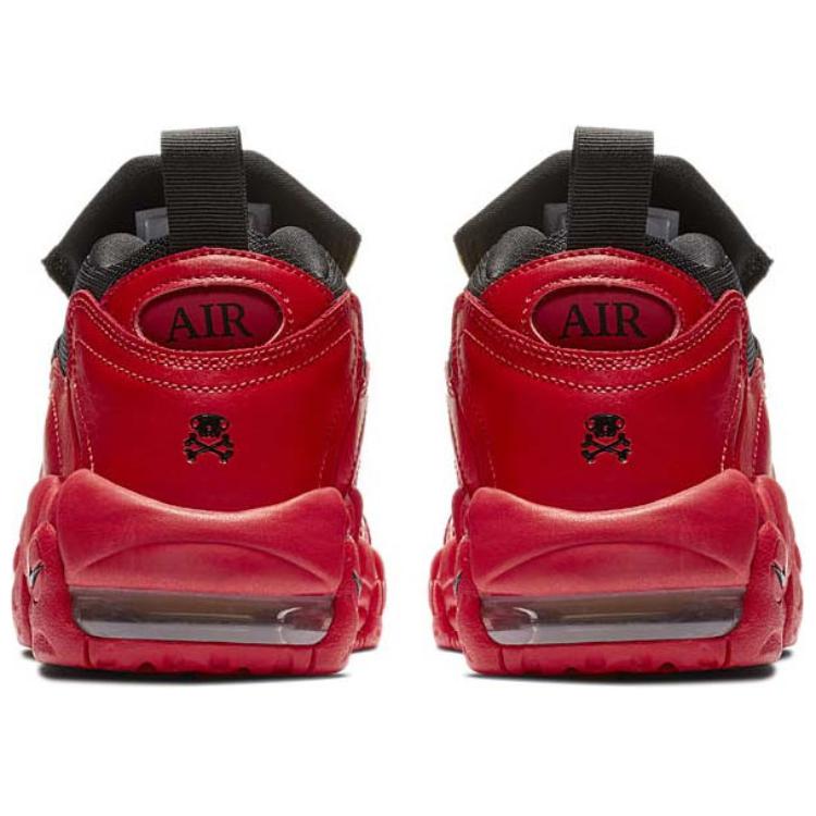 New Nike Air More Money University Red Metallic Gold GS AH5215-600