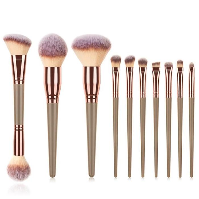 7/10/15pcs Professional Makeup Brushes Set Bag Foundation Eyelash Eyebrow Eyeshadow Cosmetic Make Up Tool