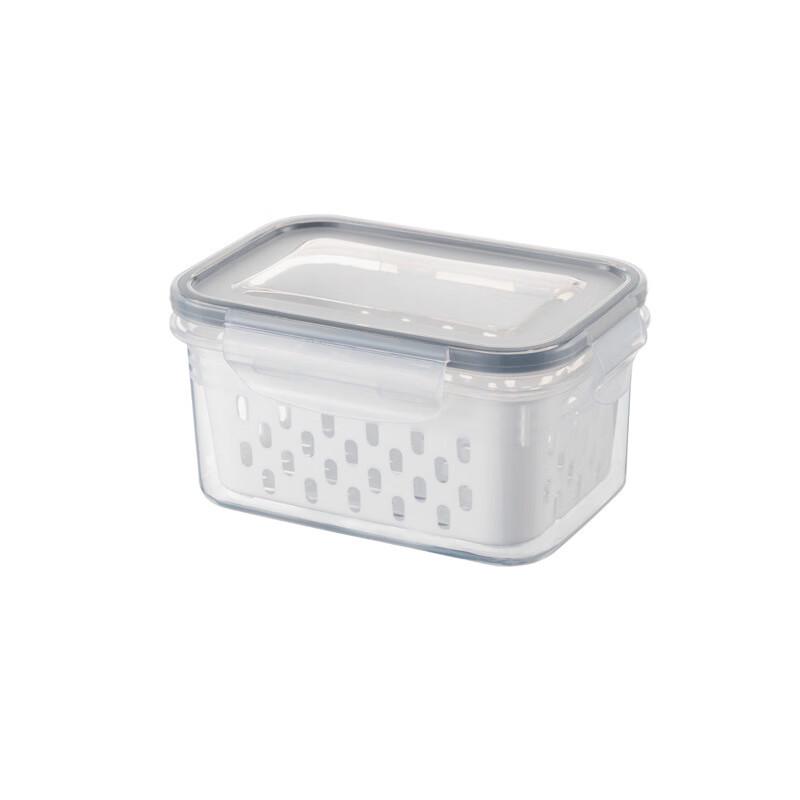 Clover 850ml Refrigerator Food Storage Container with Drain Basket