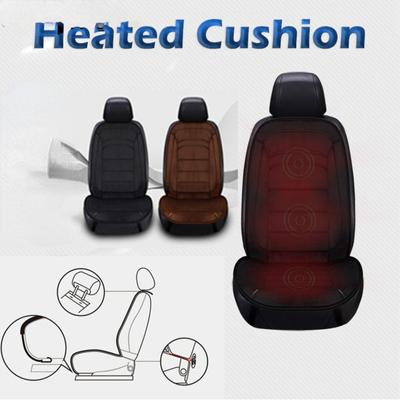 12v 1/2pcs Car Protective Cover Heating Pad Heating Car Seat Auto Parts Auto Parts Seat Cover Heated Seats Winter Warmer
