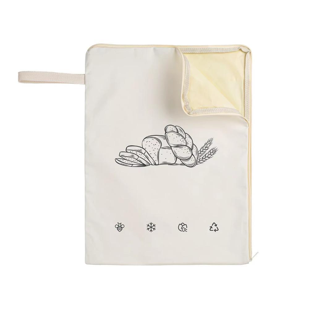 L-shaped Zipper Fresh-Keeping Bread Bags Reusable Bread Storage Bags  Bread Storage белый