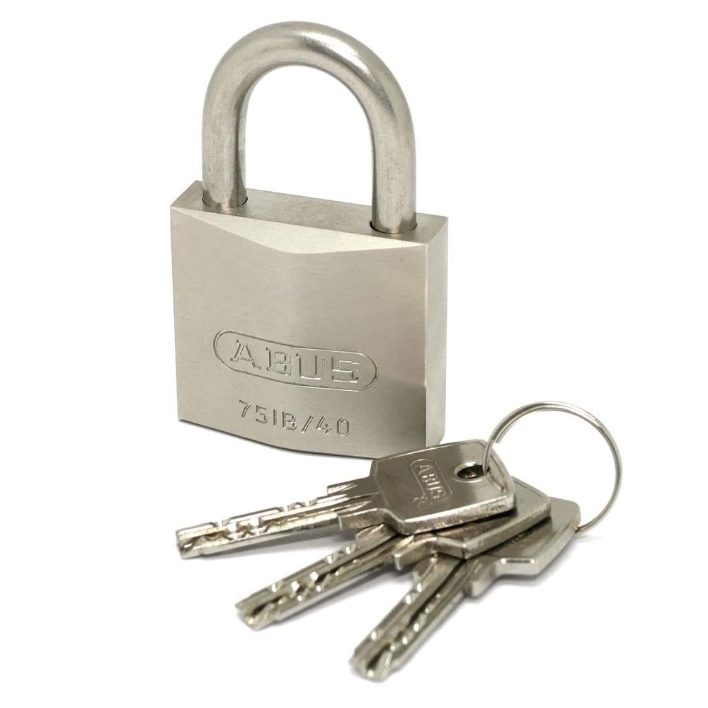 ABUS Brass Padlock KD Dimple Cylinder Stentl Loose Number EC75IB/40
