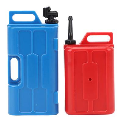 2 Peças/Conjunto Tanque de Combustível de Plástico Mini Galão de Gás para Caminhão RC Crawler SCX10/TRX4 Cenários de Hobby em Escala