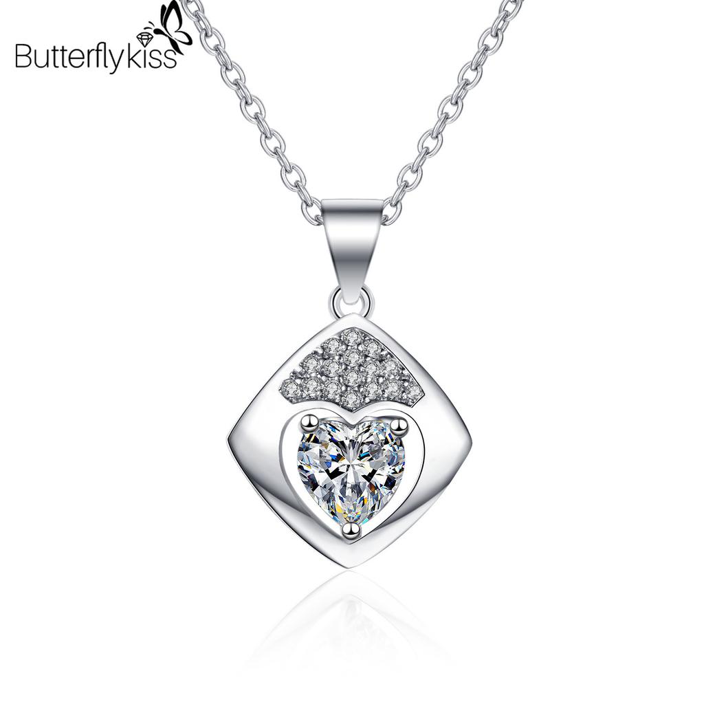 Buy Butterfly Kiss Women Necklace Pendant Copper Alloy Zircon Fashion