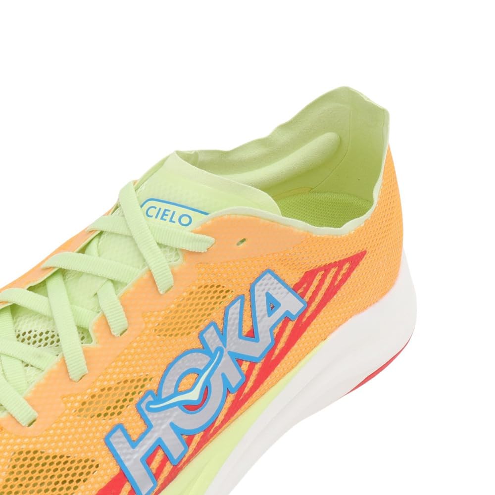 HOKA Cielo Road Running Orange Perfect for Club and Races Size Shoes, (1143490-SYJ), Men's, Breathable, Lightweight, Training, Activities, Marathons,