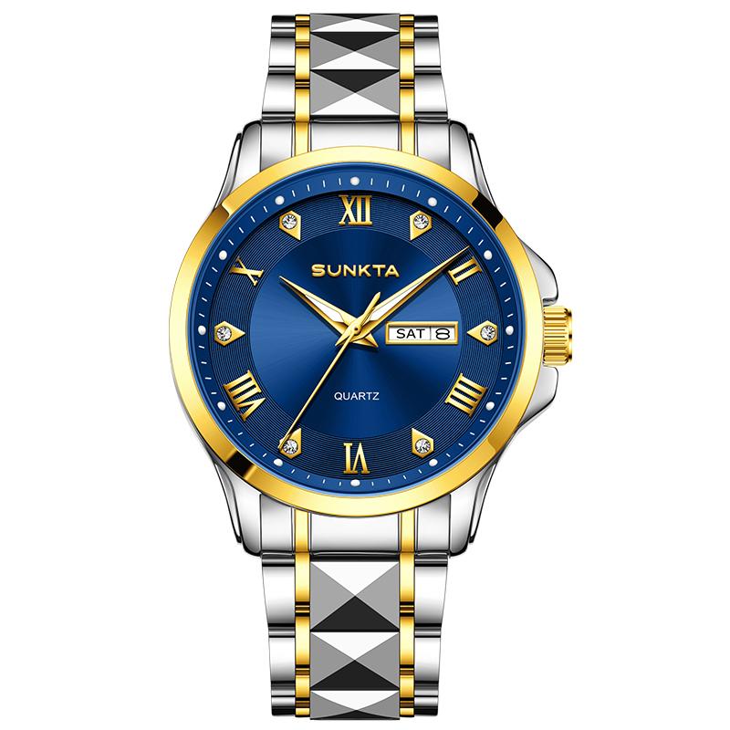 SUNKTA New Fashion Womens Watch LIGE Elegant Luxury Quartz Wristwatch Waterproof Luminous Steel Watches Ladies Gift Reloj Mujer