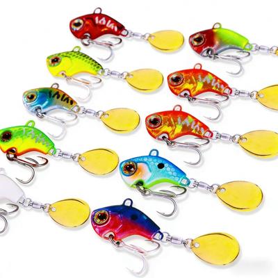 Submerged WaterVIBLure Bait Small Whirlwind Sequin Micro-Special Fake Bait for Bass and Pike, Long Casting, Suitable for Freshwa