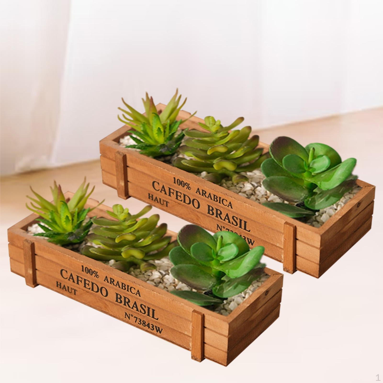 

Декоративная и многофункциональная прямоугольная деревянная кашпо, идеально подходит для свадьбы, балкона или