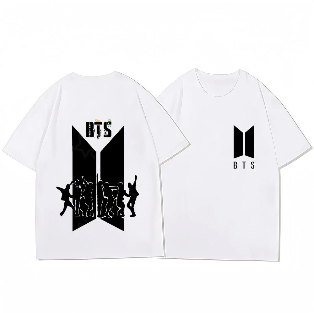BTS BT21 Printed ParentChild T Shirts Y2K Aesthetic Casual Short Sleeve Tops for Family Matching Outfits Soft Comfy Daily Wear