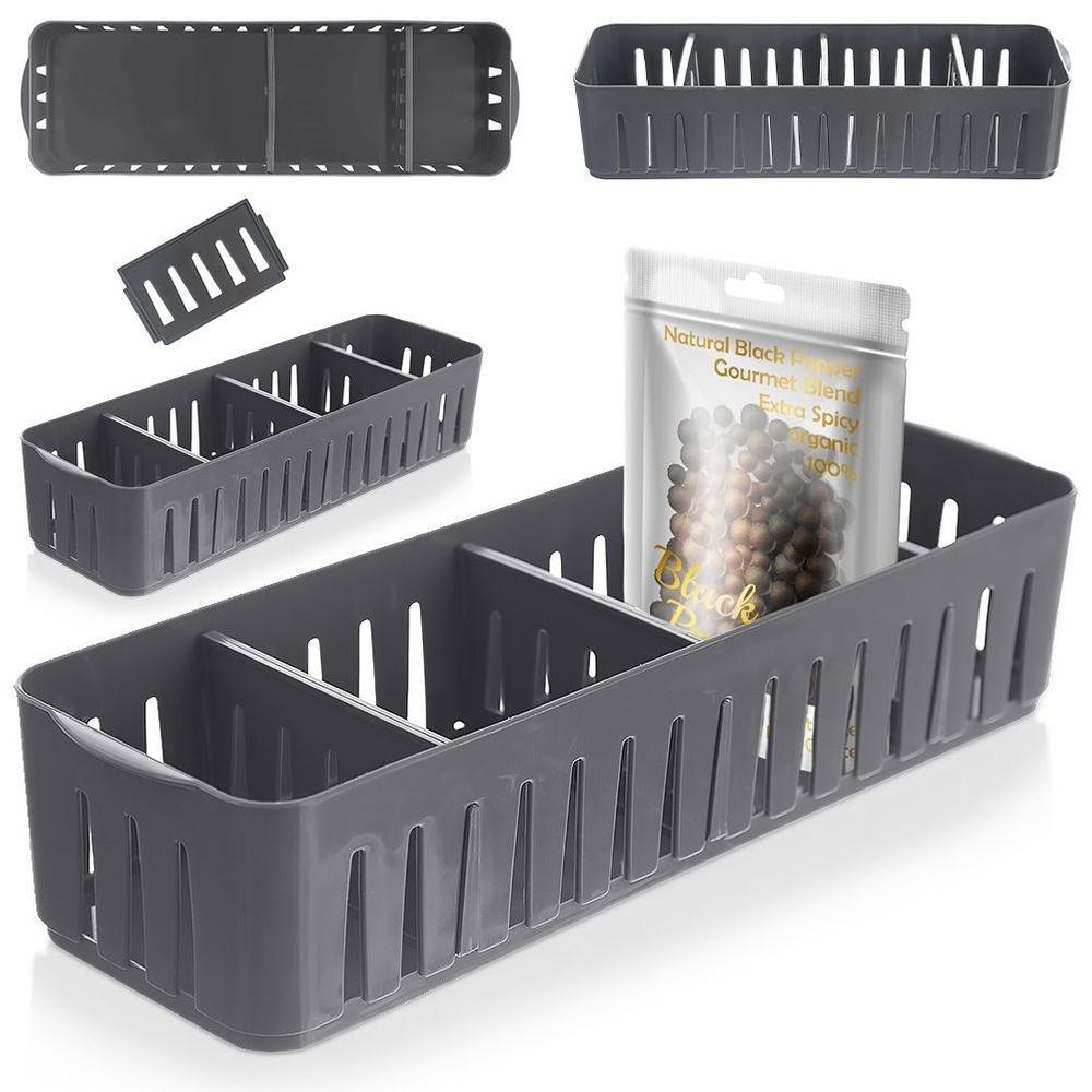 Gewürz-Organizer Küchenbehälter für Beutel für Schublade Schrank