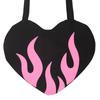 Something Different Flaming Heart Tote Bag