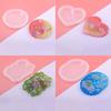 Round Oval Heart Listing Mold Epoxy Silicone Mold Jewelry Casting DIY Crafts