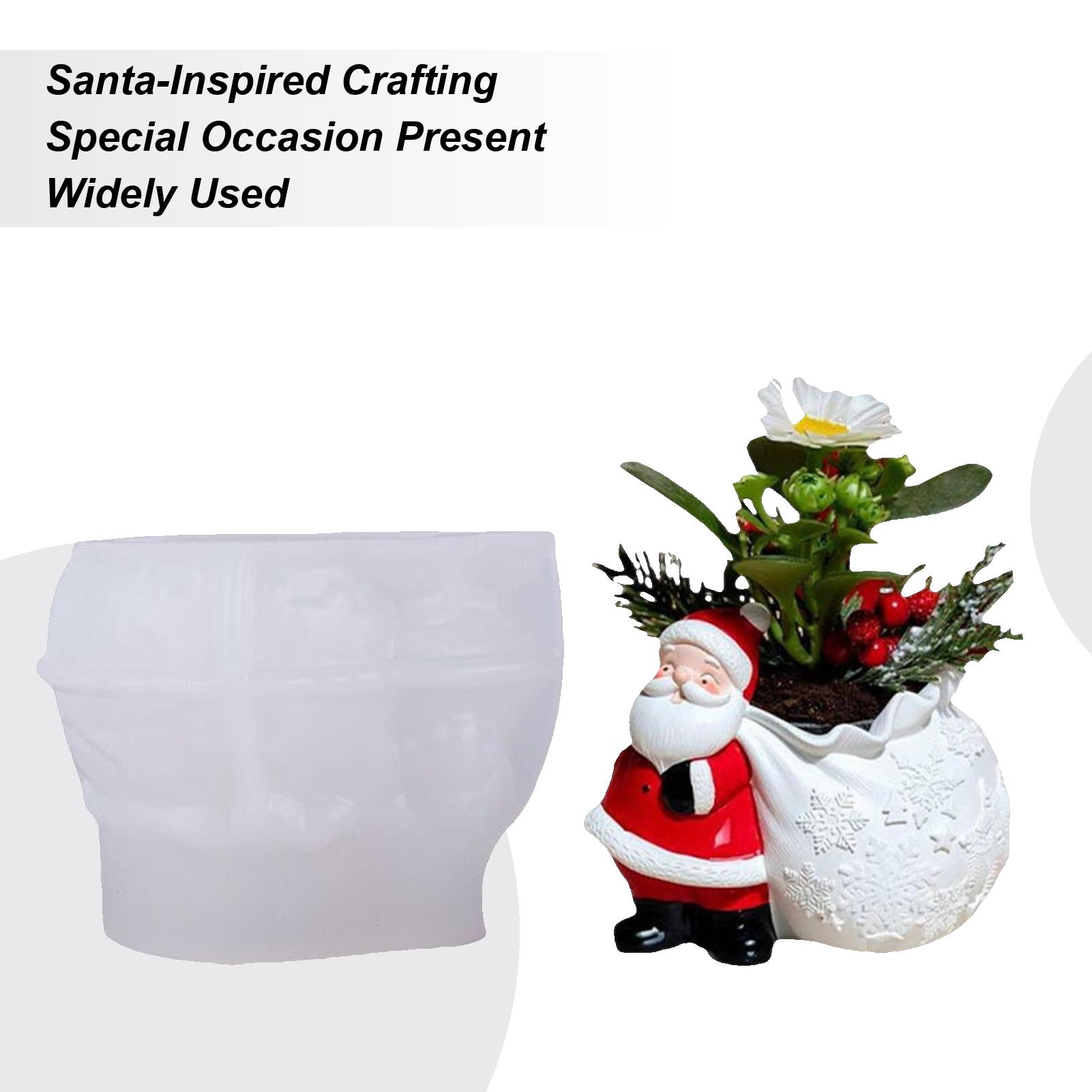 

Planter Molds For Resin 3D Silicone Christmas Santa Casting Tools Pen Holder Plaster Mould For Party Planners Art Teachers China Mainland