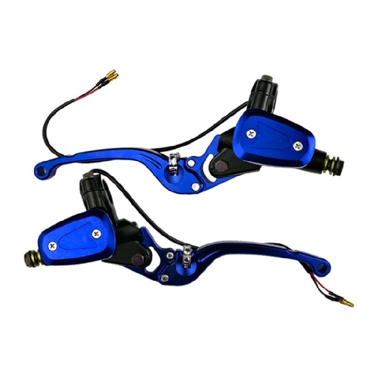 

Motorcycle Brake Lever Clutch Lever Brake Clutch 7/8 Brake Clutch Rod Cylinder Reservoir Lever синій