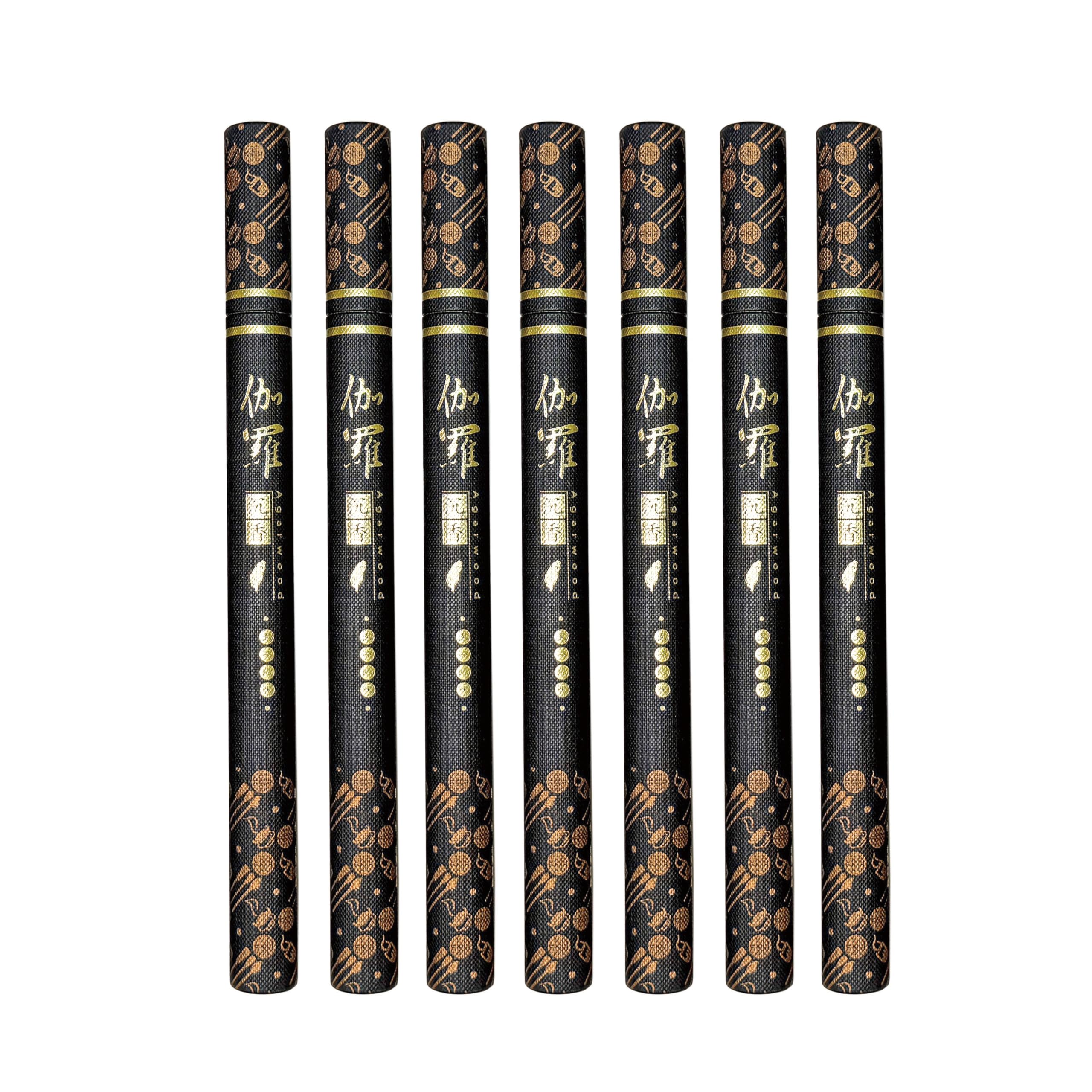 

Kyara-Shinkoh, Taiwan Collection, Commercial-Grade Incense, 7-Stick Set (10g/Stick) Traditional Incense