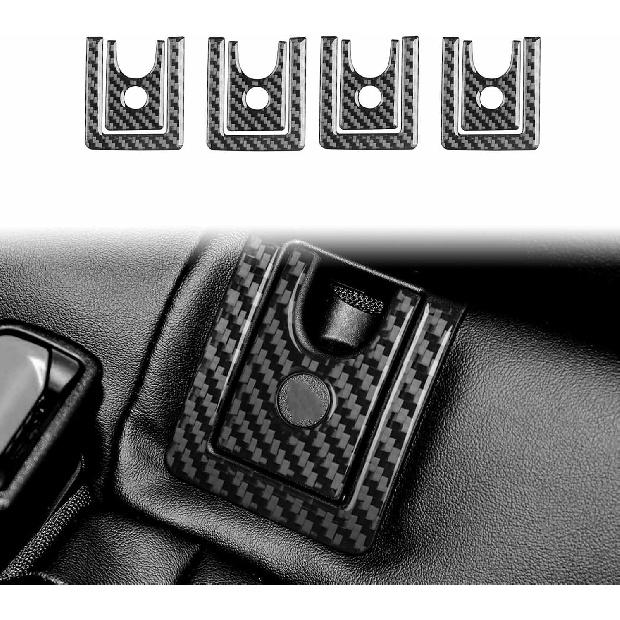 for Toyota Camry 2025-2026 Accessories A-Pillar Window Trim 2PC | Real Carbon Fiber, for Toyota Camry 2025 2026, Interior Trim Cover, Soft Thick