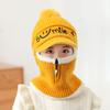 Winter Children Hats Knitted Baby Girls Cap Boy Wool Hat Face Scarf Baby Hat Cutecat Ears Hats For Kids