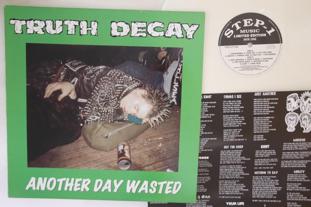 

LP Record TRUTH DECAY - Another Day Wasted STEPLP104 STEP-1 MUSIC 1997 UK Rock Used