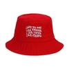 Embroidery Bucket Hat for Adult Outdoor Breathable Summer Spring Fisherman Hat