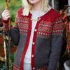 Retro Sweater Pin Temperament Cardigan Scarf Button Women's Shawl Collar Clip Anti-exposure Brooch